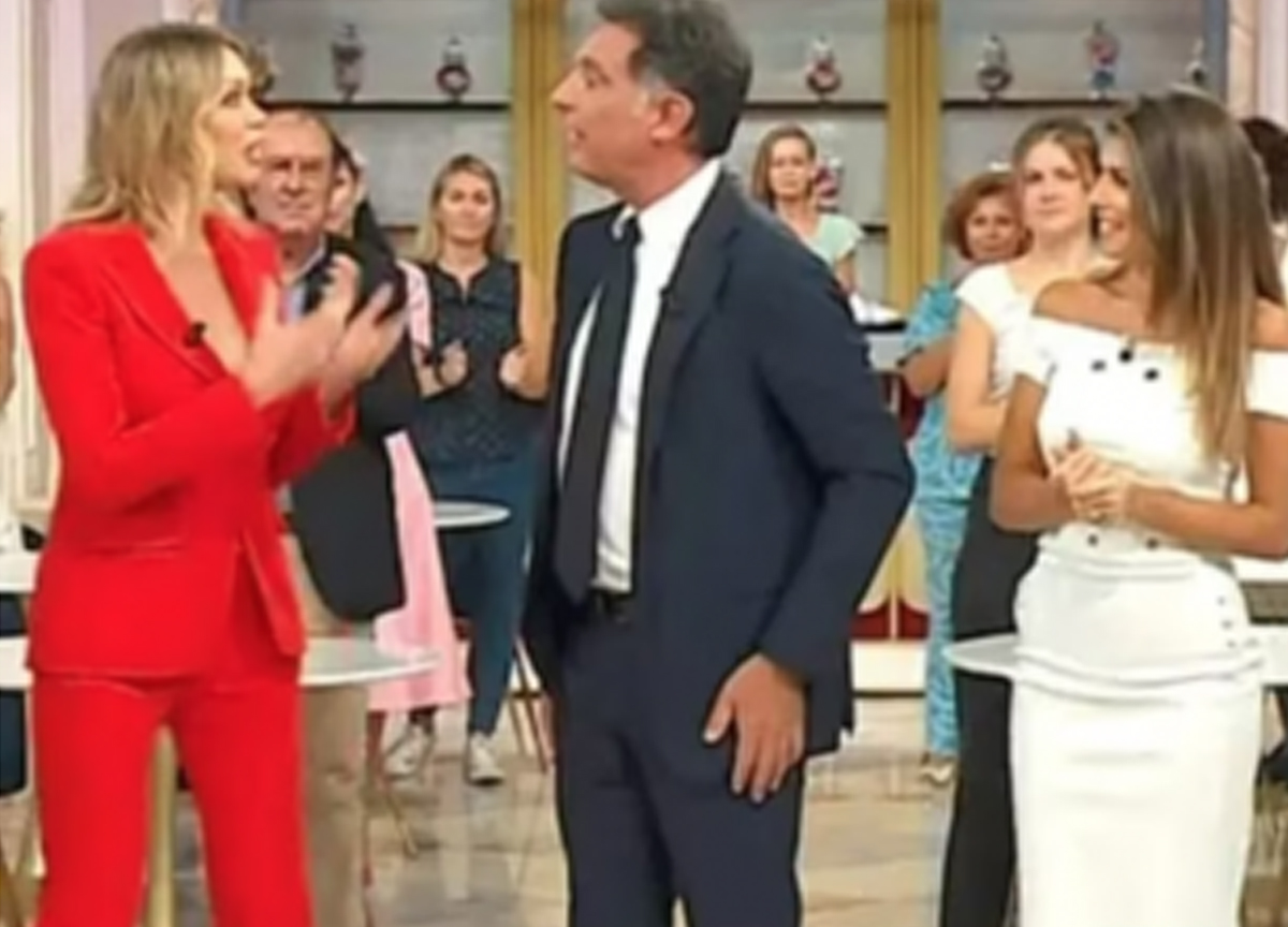Anna Falchi e Tiberio Timperi Anna Falchi e Tiberio Timperi