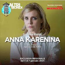 'Anna Karenina' con Galatea Ranzi al Teatro Piccinni - Bari