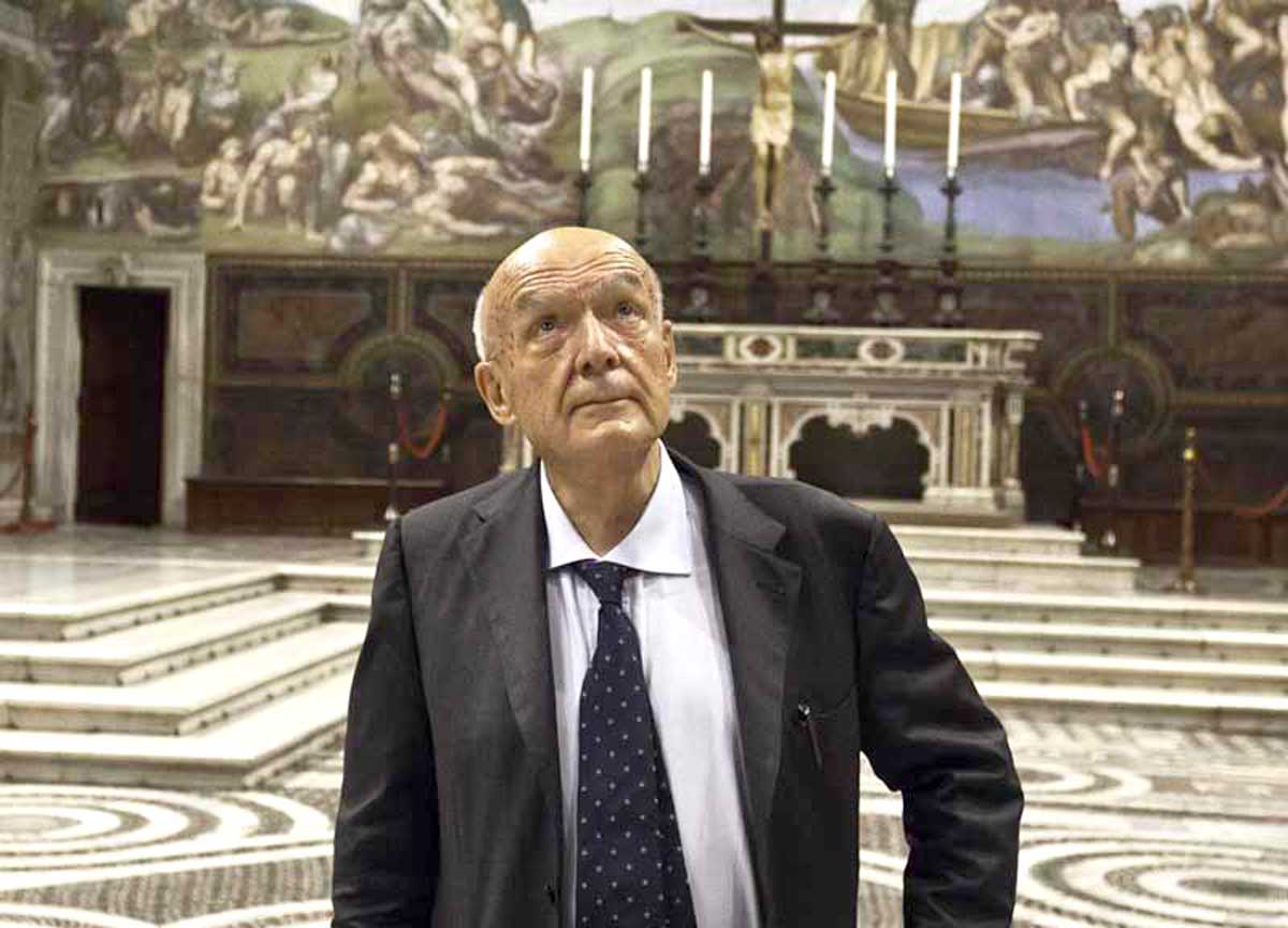 Antonio Paolucci nella Cappella Sistina Antonio Paolucci nella Cappella Sistina