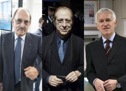 Antonio Angelucci, Paolo Berlusconi, Maurizio Belpietro