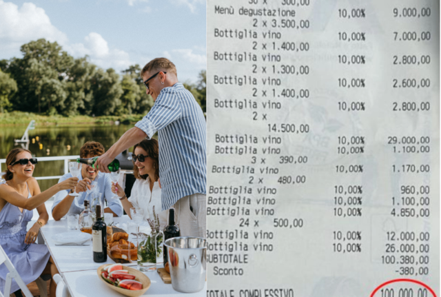 Armatore: scontrino da centomila euro. Foto Instagram e Pexels Armatore: scontrino da centomila euro. Foto Instagram e Pexels