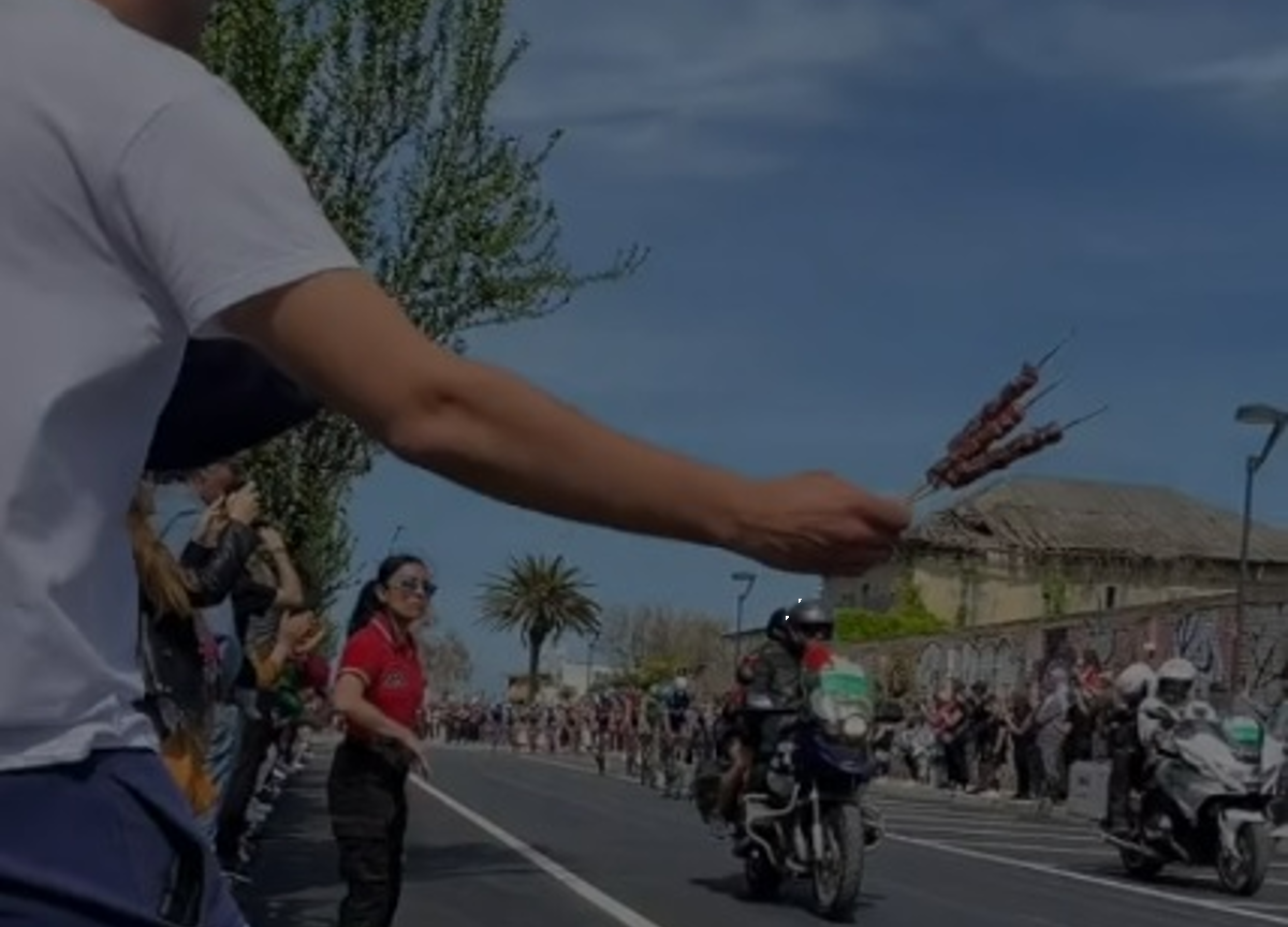 Arrosticini ai ciclisti