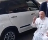 L'arrivo del Papa a Saxa Rubra, per la prima volta in Rai