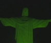 Il Cristo Redentore si tinge di verde per la Giornata dell'Ambiente