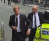 Il principe Harry arriva in tribunale a Londra