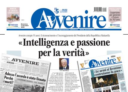 Avvenire festeggia 55 anni con gli auguri del Presidente Sergio Mattarella