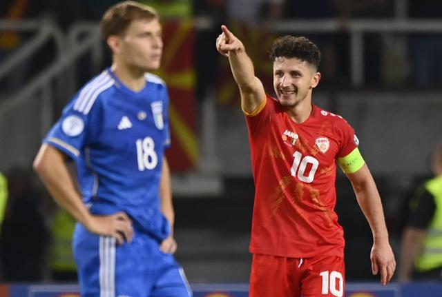 Bardhi pareggia, Macedonia del Nord - Italia finisce 1-1 (foto Lapresse) Bardhi pareggia, Macedonia del Nord - Italia finisce 1-1 (foto Lapresse)