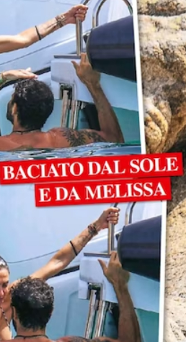 Melissa Satta e Matteo Berrettini, vacanze in Sardegna (foto da Chi) Melissa Satta e Matteo Berrettini, vacanze in Sardegna (foto da Chi)