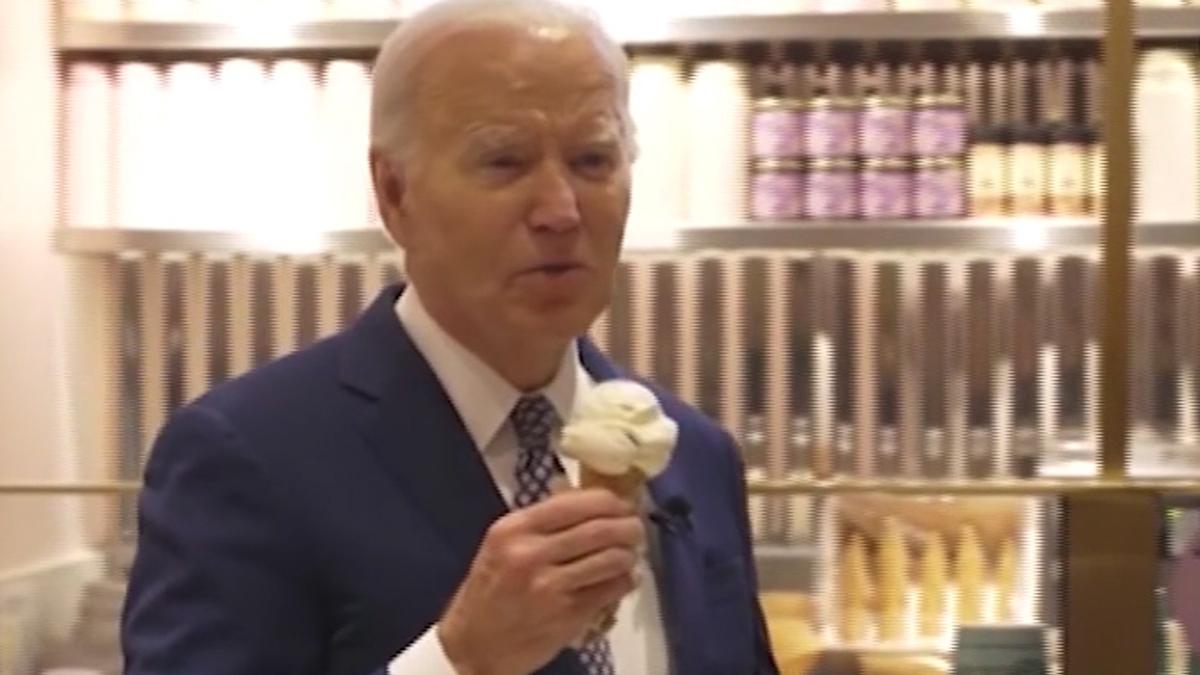 biden con gelato