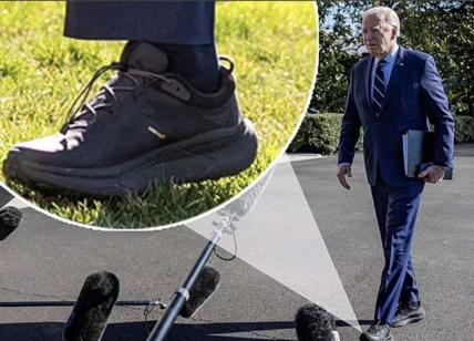 Biden non fa passi falsi grazie alle "Air Joe": le sue sneakers anti-caduta