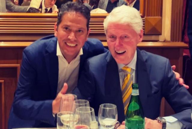 Bill Clinton a Roma da "Vladimiro"
