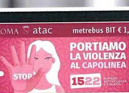 Trasporti, Atac lancia il biglietto per combattere la violenza sulle donne
