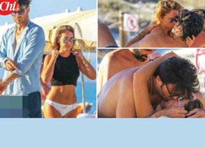 Maria Elena Boschi e Giulio Berruti avvinghiamenti e baci in bikini