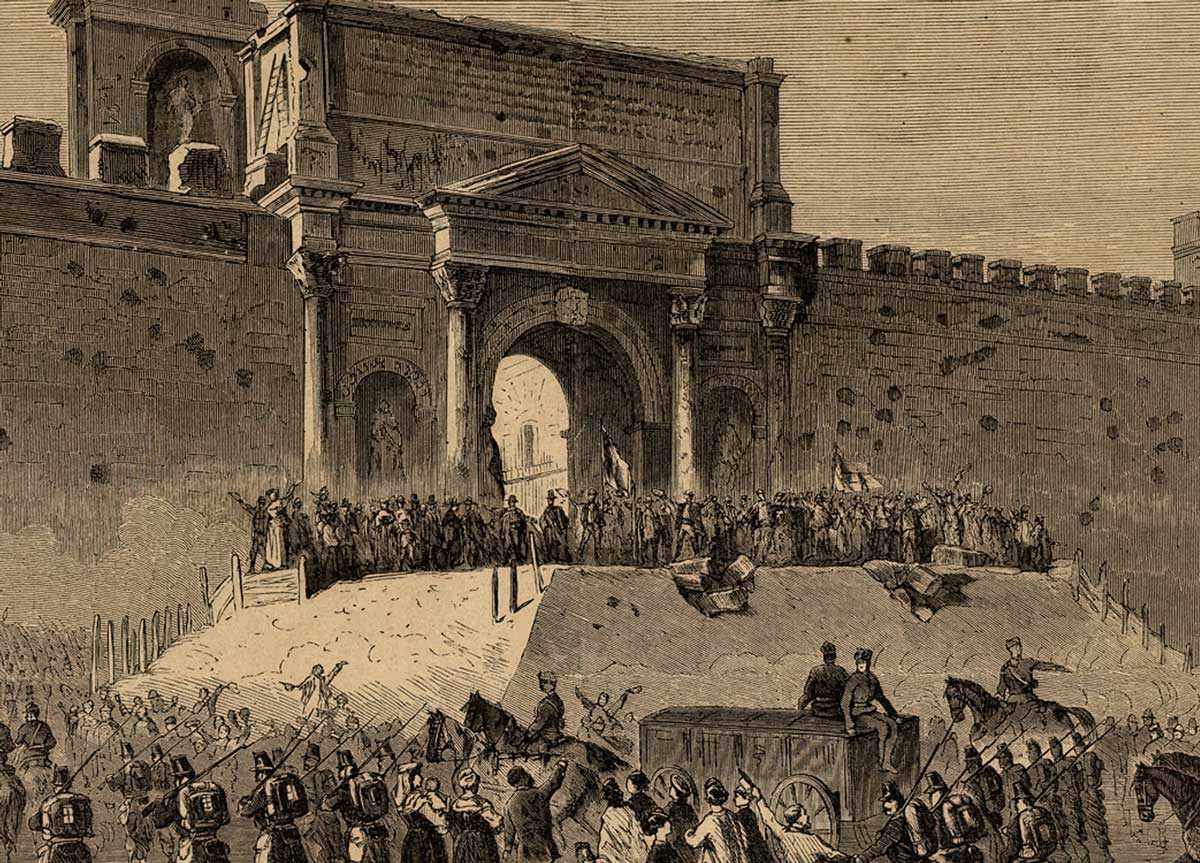 La breccia di Porta Pia La breccia di Porta Pia