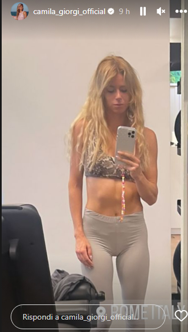 Camila Giorgi, selfie a Roma (Instagram camila_giorgi_official) Camila Giorgi, selfie a Roma (Instagram camila_giorgi_official)