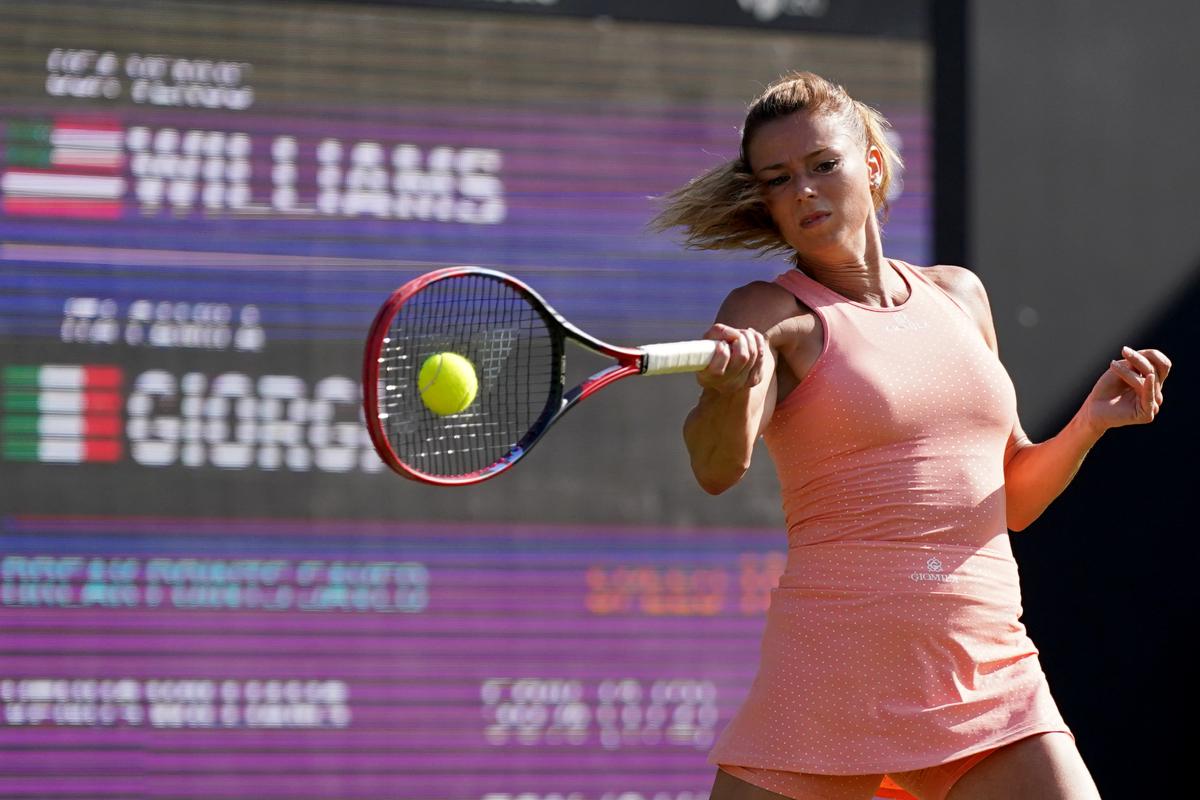 Camila Giorgi sconfitta dopo una batragli di oltre tre ore e un quarto al Wta di Birmingham da Venus Williams (foto Ipa) Camila Giorgi sconfitta dopo una batragli di oltre tre ore e un quarto al Wta di Birmingham da Venus Williams (foto Ipa)