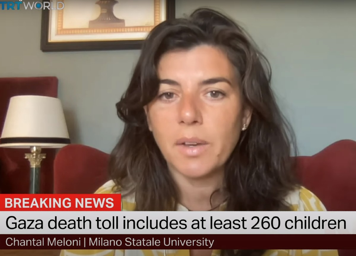 Chantal Meloni. Foto: TRT World now Chantal Meloni. Foto: TRT World now