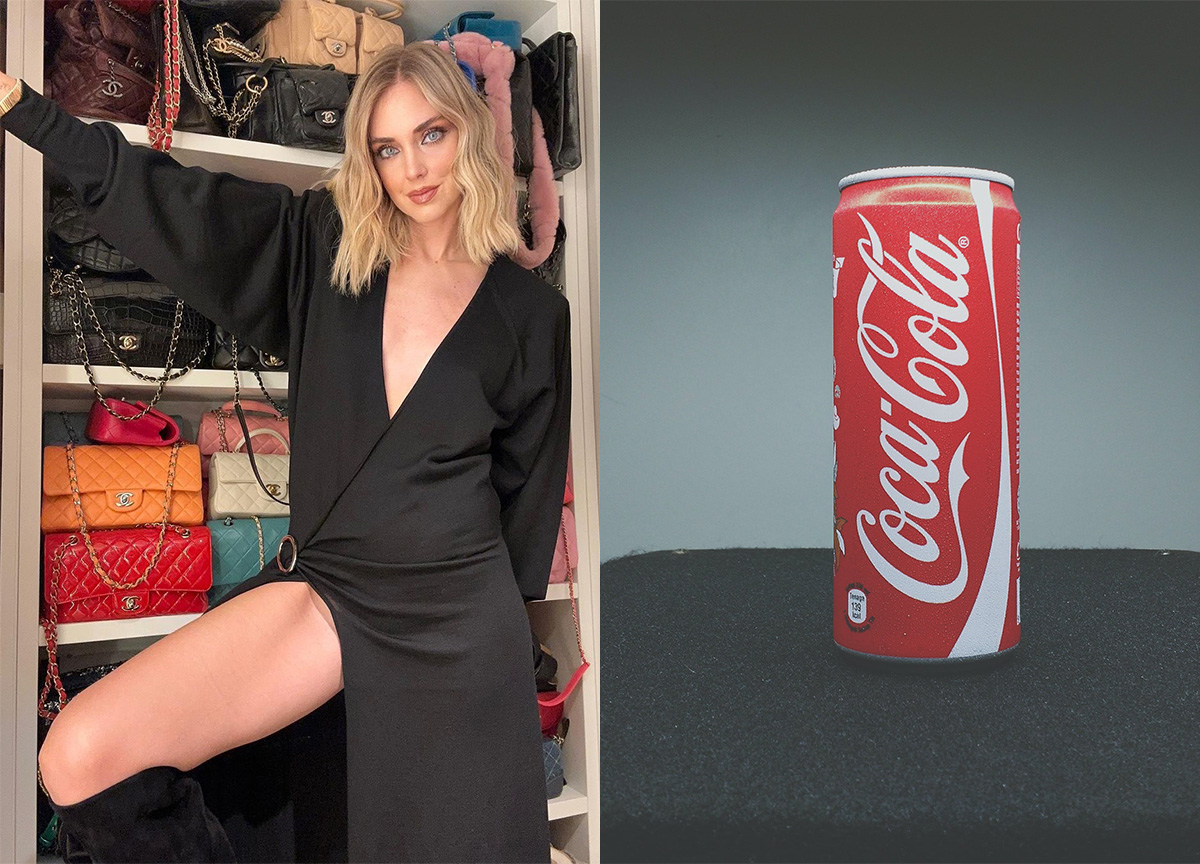 Chiara ferragni e Coca cola
