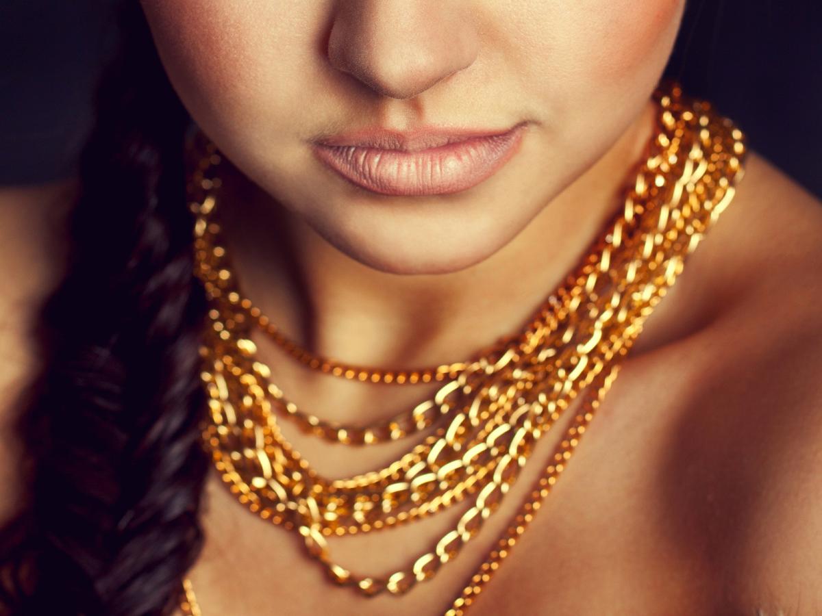 Collana d'oro 1200