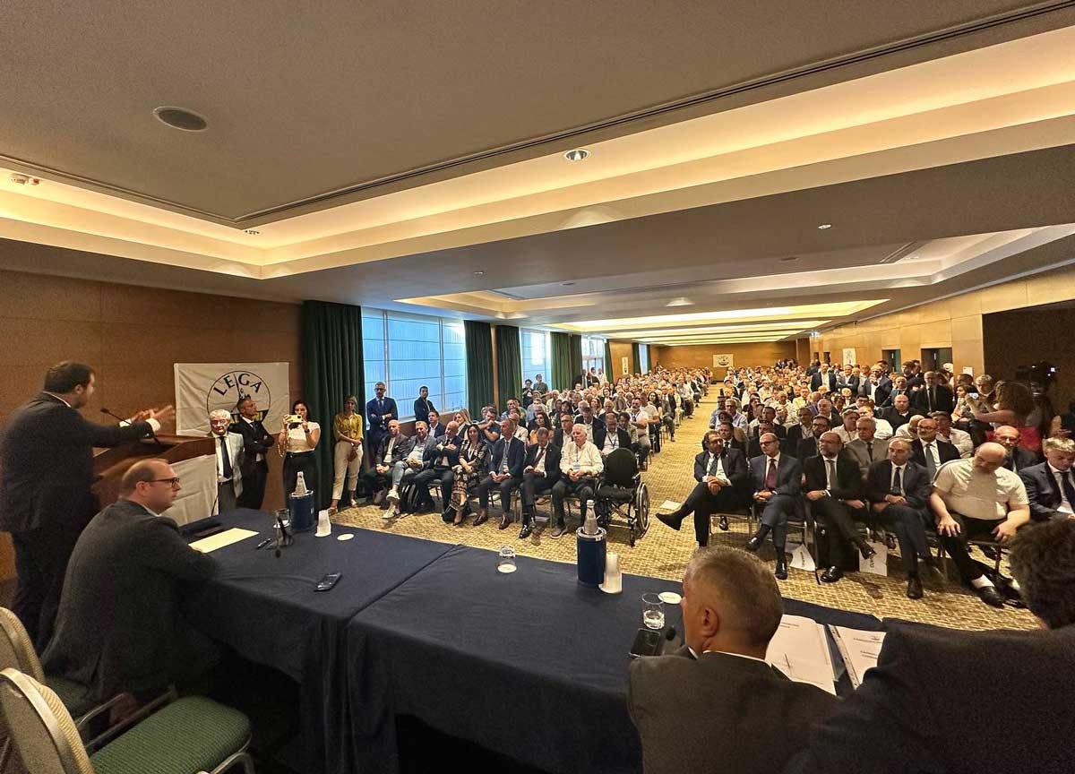 Il congresso della Lega a Roma Il congresso della Lega a Roma