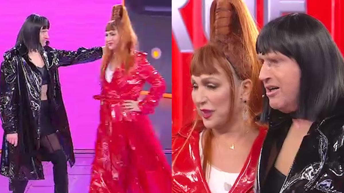 Zerbi e Celentano si trasformano in Annalisa Zerbi e Celentano si trasformano in Annalisa
