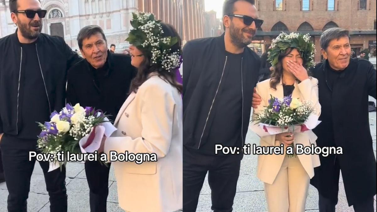 Morandi con ragazza laureata