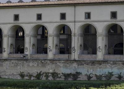 Corridoio Vasariano imbrattato da turisti tedeschi