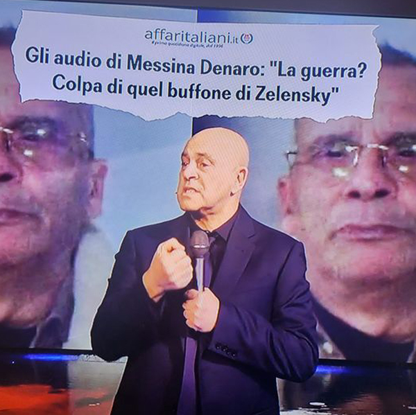 crozza affaritaliani messina denaro zelensky