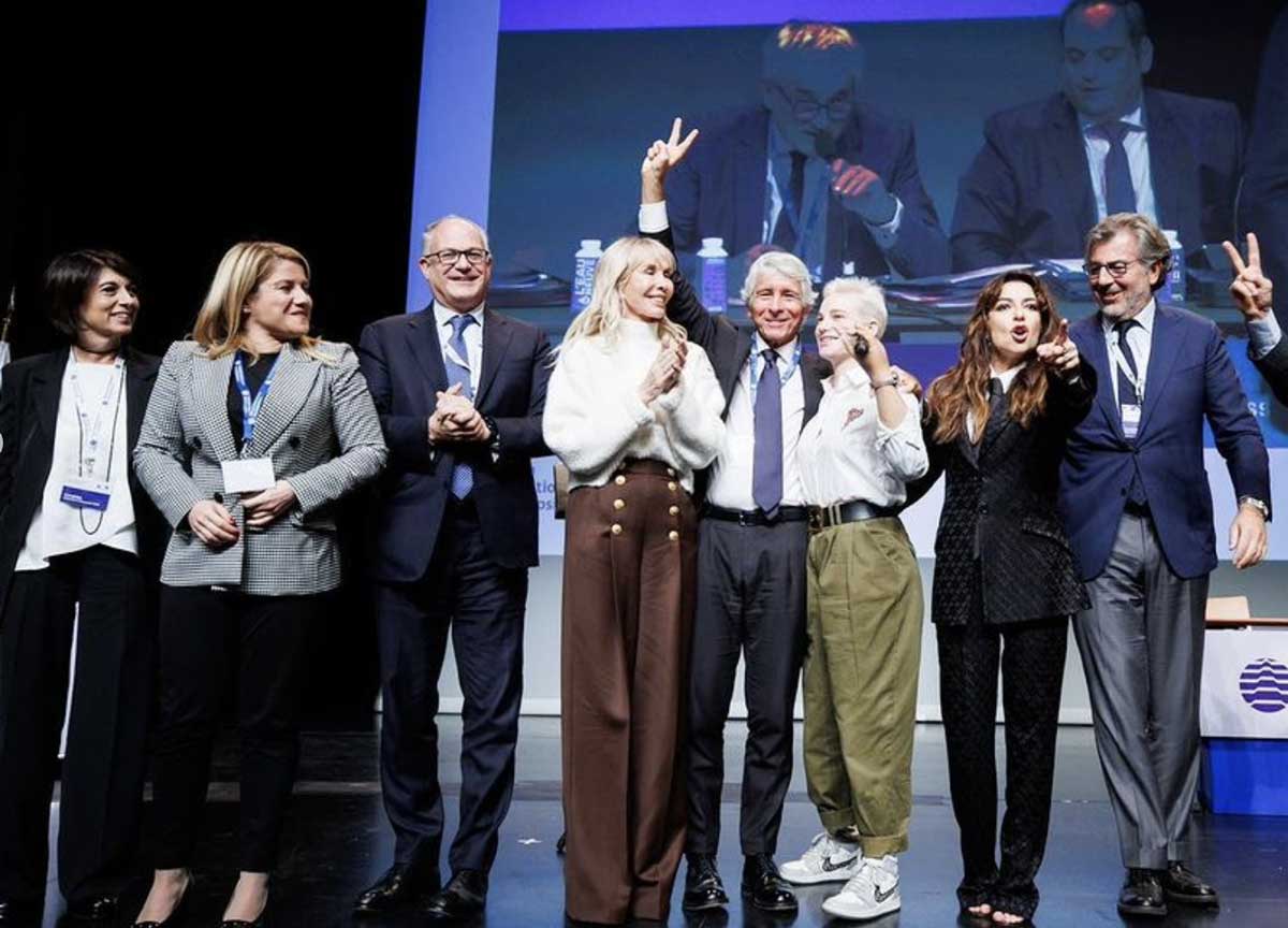 La delegazione italiana al Bie di Parigi La delegazione italiana al Bie di Parigi