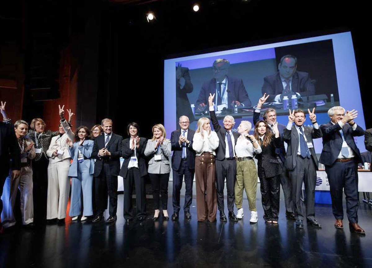 La delegazione italiana al Bie di Parigi La delegazione italiana al Bie di Parigi