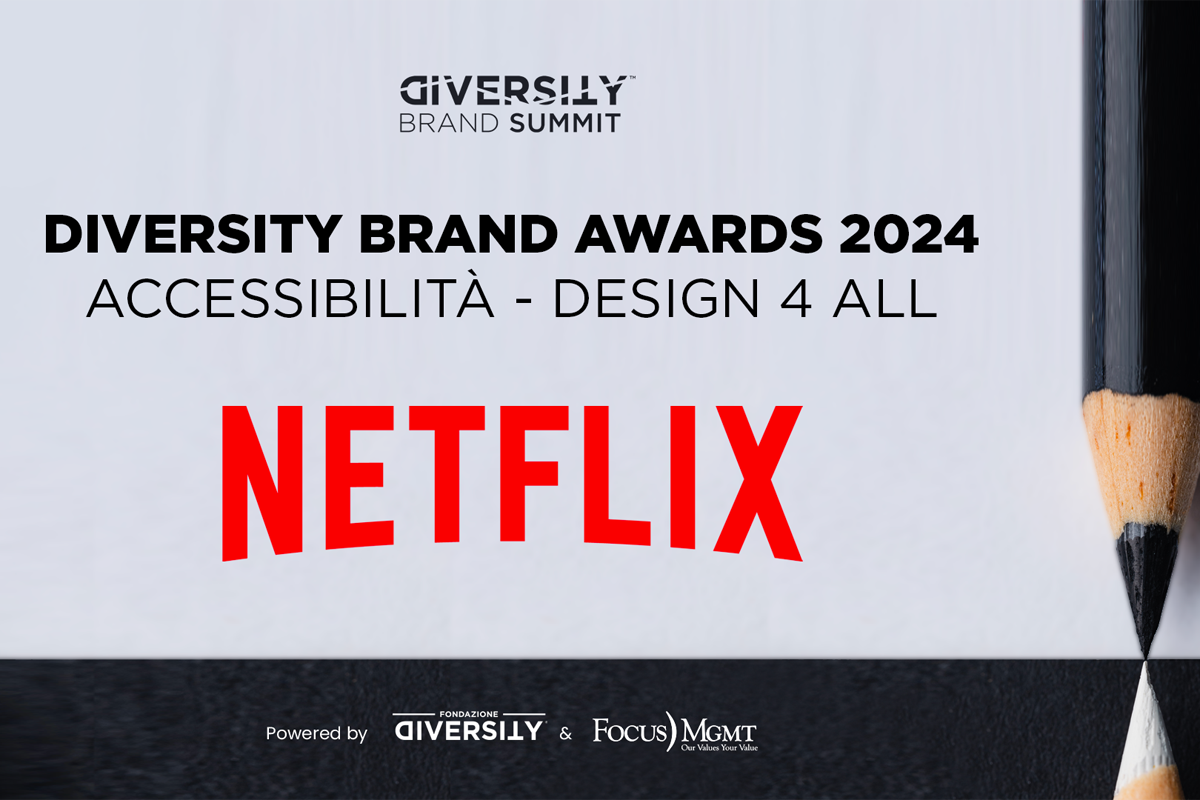 DIVERSITY BRAND AWARDS WINNER Accessibilita NETFLIX