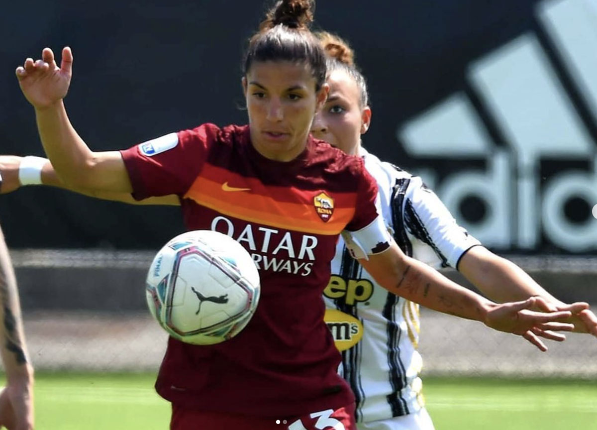 lisa Bartoli, capitano As Roma Calcio femminile lisa Bartoli, capitano As Roma Calcio femminile