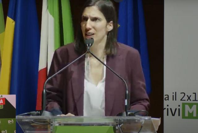 Elly Schlein, 37 anni, segretaria del Partito Democratico dal 12 marzo Elly Schlein, 37 anni, segretaria del Partito Democratico dal 12 marzo
