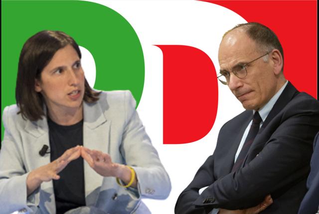 Elly Schlein e Enrico Letta Elly Schlein e Enrico Letta