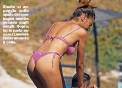 Elodie con Andrea Iannone