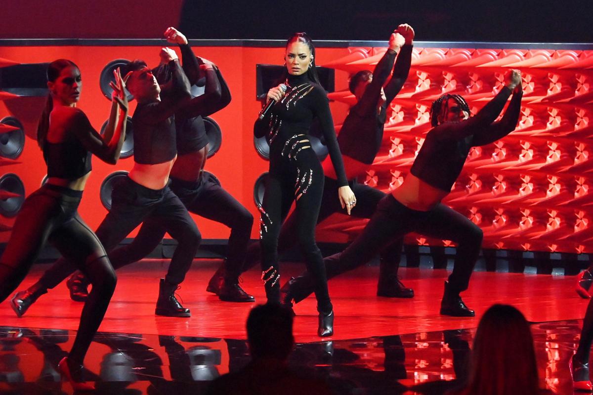 Elodie a X Factor (foto Lapresse) Elodie a X Factor (foto Lapresse)