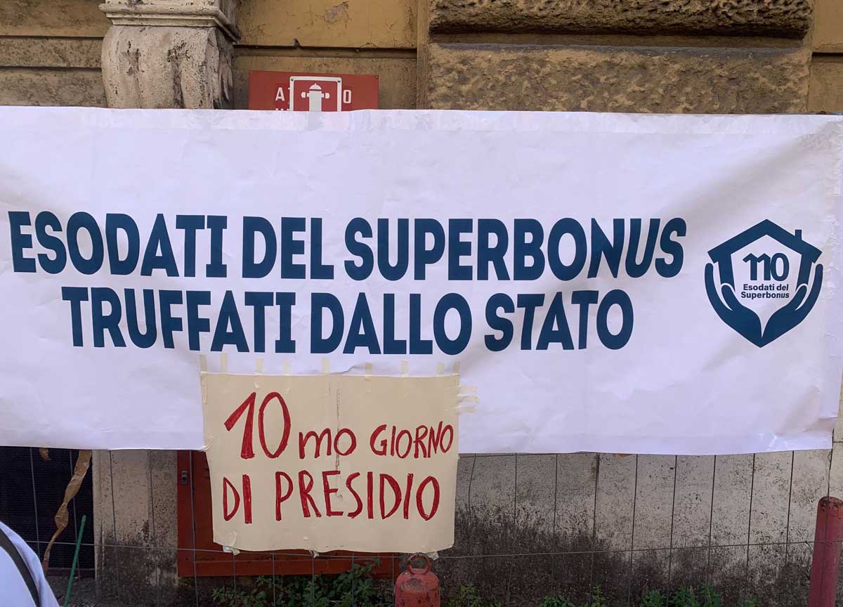 Esodati Superbonus, presidio al Mise Esodati Superbonus, presidio al Mise