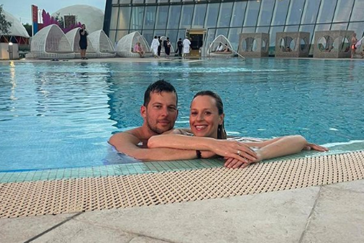 Federica Pellegrini e Matteo Giunta, un 2023 Oro e... Argento (Instagram kikkafede88) Federica Pellegrini e Matteo Giunta, un 2023 Oro e... Argento (Instagram kikkafede88)