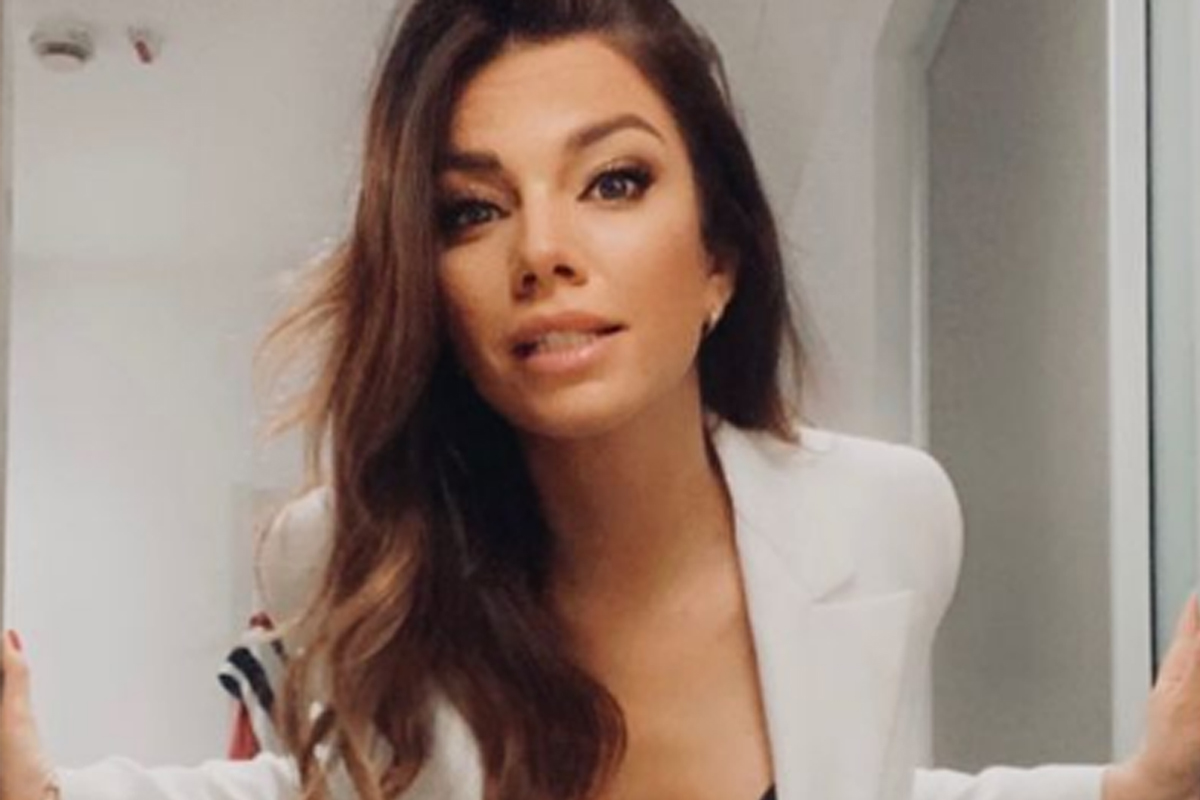 federica masolin auguri natale giornalista sky sport foto