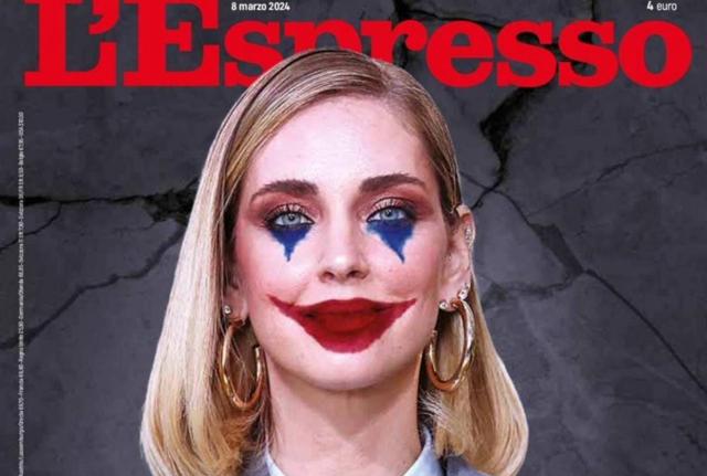 Ferragni-Joker sulla copertina de L'Espresso Ferragni-Joker sulla copertina de L'Espresso