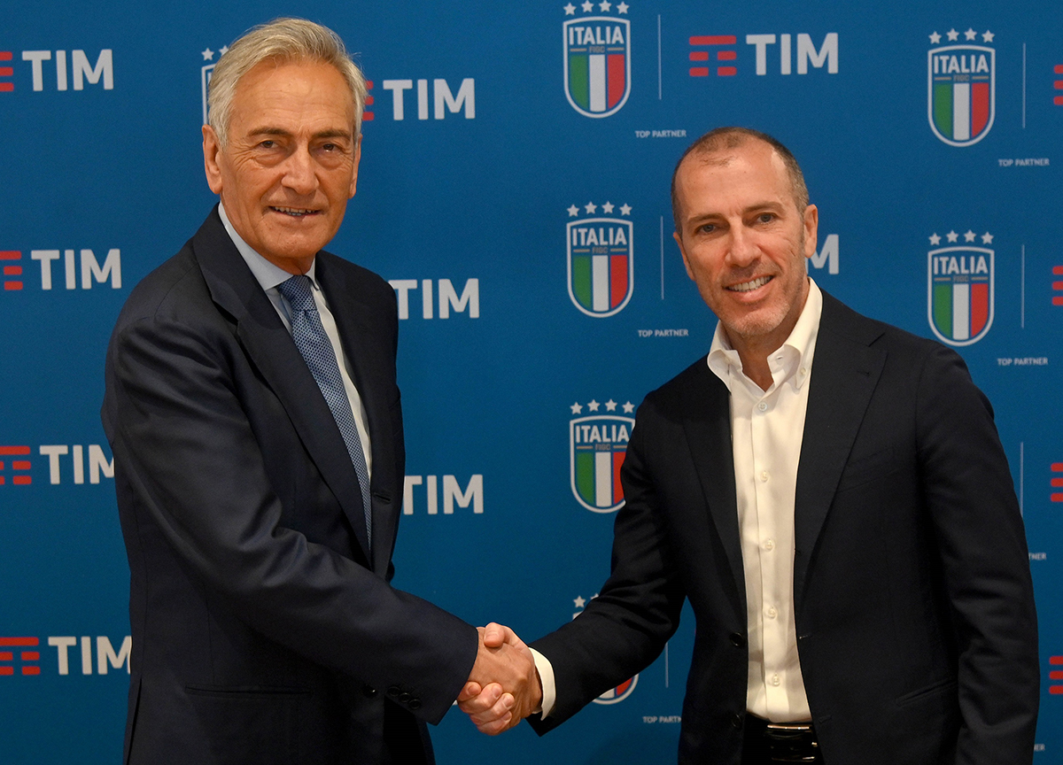 FIGC TIM foto Pietro Labriola - Gabriele Gravina