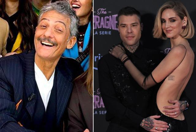 Fiorello, Chiara Ferragni e Fedez Fiorello, Chiara Ferragni e Fedez