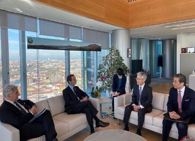 Fontana incontra l'ambasciatore giapponese in Italia