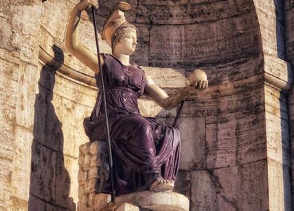 Restaurata la Fontana della Dea Roma: il monumento restituito alla città