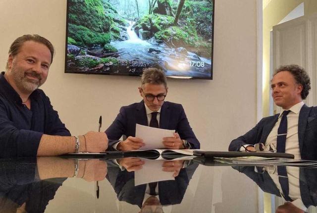 da sx: Dott. A. Sorrento e gli Avv.ti S. Patrone e M. Sances