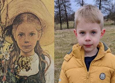 Il confronto tra il dipinto e il bambino