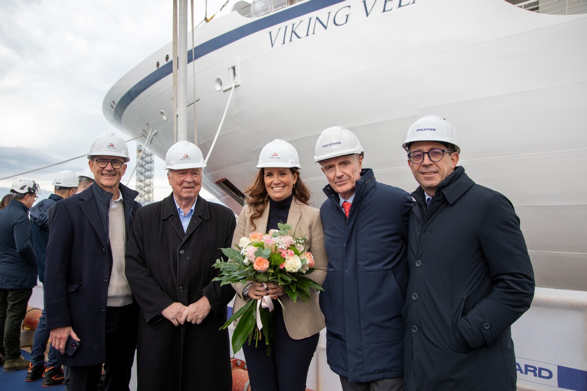 Fincantieri: varata la nuova nave da crociera per la società armatrice Viking Fincantieri: varata la nuova nave da crociera per la società armatrice Viking