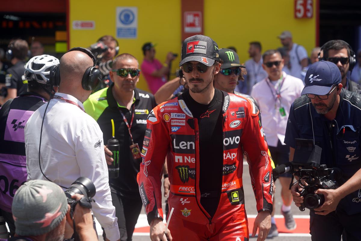 Come sta Francesco Pecco Bagnaia caduta Barcellona