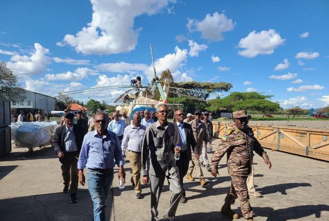 Delegazione militare eritrea in visita in Etiopia
