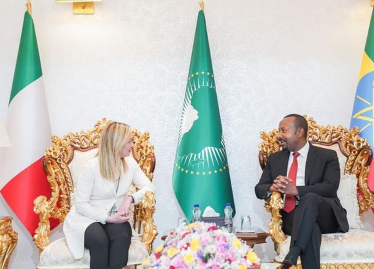 Colloqui tra la presidente del consiglio Giorgia Meloni e il premier Abiy Amhed Colloqui tra la presidente del consiglio Giorgia Meloni e il premier Abiy Amhed